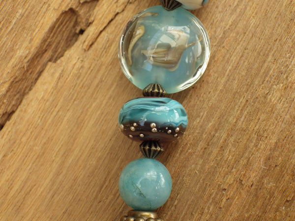 Lammas Harvest Pocket Prayer Beads OOAK