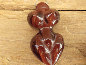 Brighid Ruby Pocket Affirmation Beads OOAK