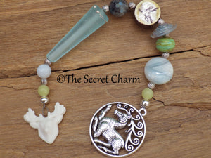 Ancestor Stag Pocket Mala Prayer Beads