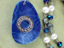 Moon Phase Wiccan Rosary Necklace