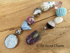 Moon Goddess Selene Pocket Pagan Prayer Beads