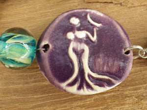 Moon Goddess Artemis Pocket Prayer Beads