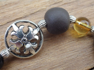 Witches' Familiar Bast Pocket Prayer Beads