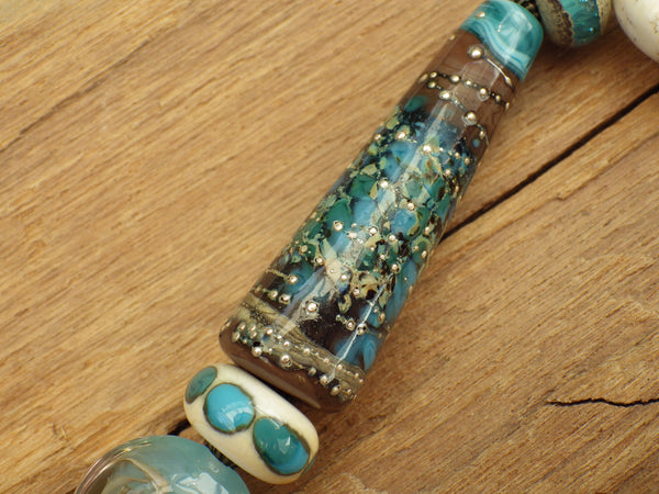 Lammas Harvest Pocket Prayer Beads OOAK