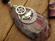 Crow Goddess Morrigan Pocket Prayer Beads