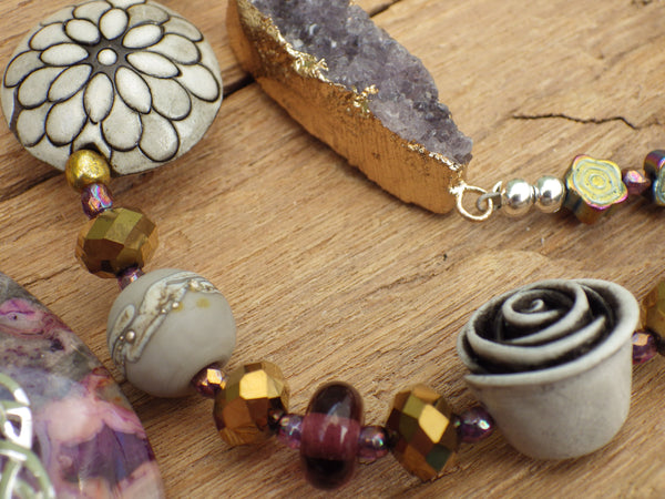Goddess Aphrodite Sterling Silver Prayer Beads OOAK