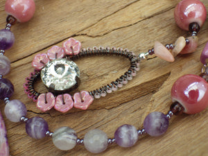 Morgan Le Fay Sterling Silver Pagan Rosary OOAK