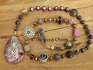 Goddess Aphrodite Sterling Silver Prayer Beads OOAK