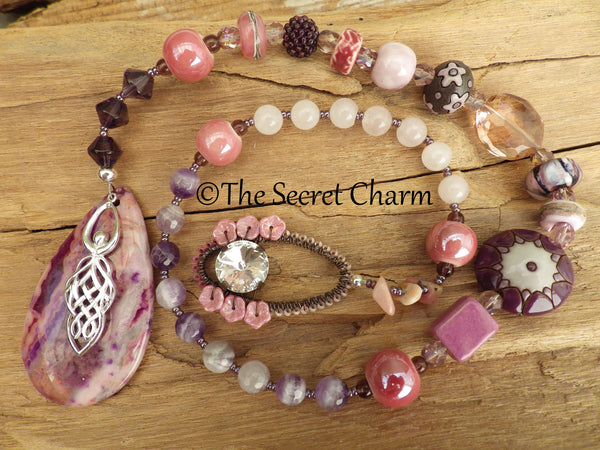 Morgan Le Fay Sterling Silver Pagan Rosary OOAK