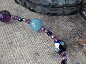 Goddess Morrigan Car Rear View Mirror Charm Amulet OOAK