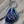 Blue Agate & Pentagram Keyring Keychain, Bag Charm