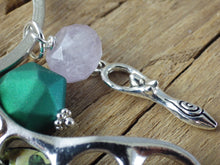 Elen Of The Ways Gemstone Bag Charm, Keychain Keyring