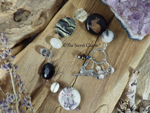 Mountain Hare Sterling Silver Pagan Prayer Beads OOAK