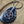 Blue Agate & Pentagram Keyring Keychain, Bag Charm