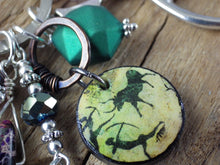 Elen Of The Ways Gemstone Bag Charm, Keychain Keyring