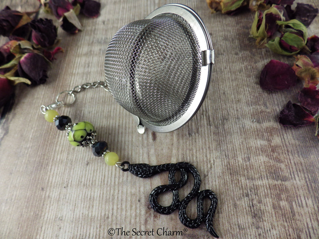 Gothic Snake & Gemstones Loose Tea Infuser